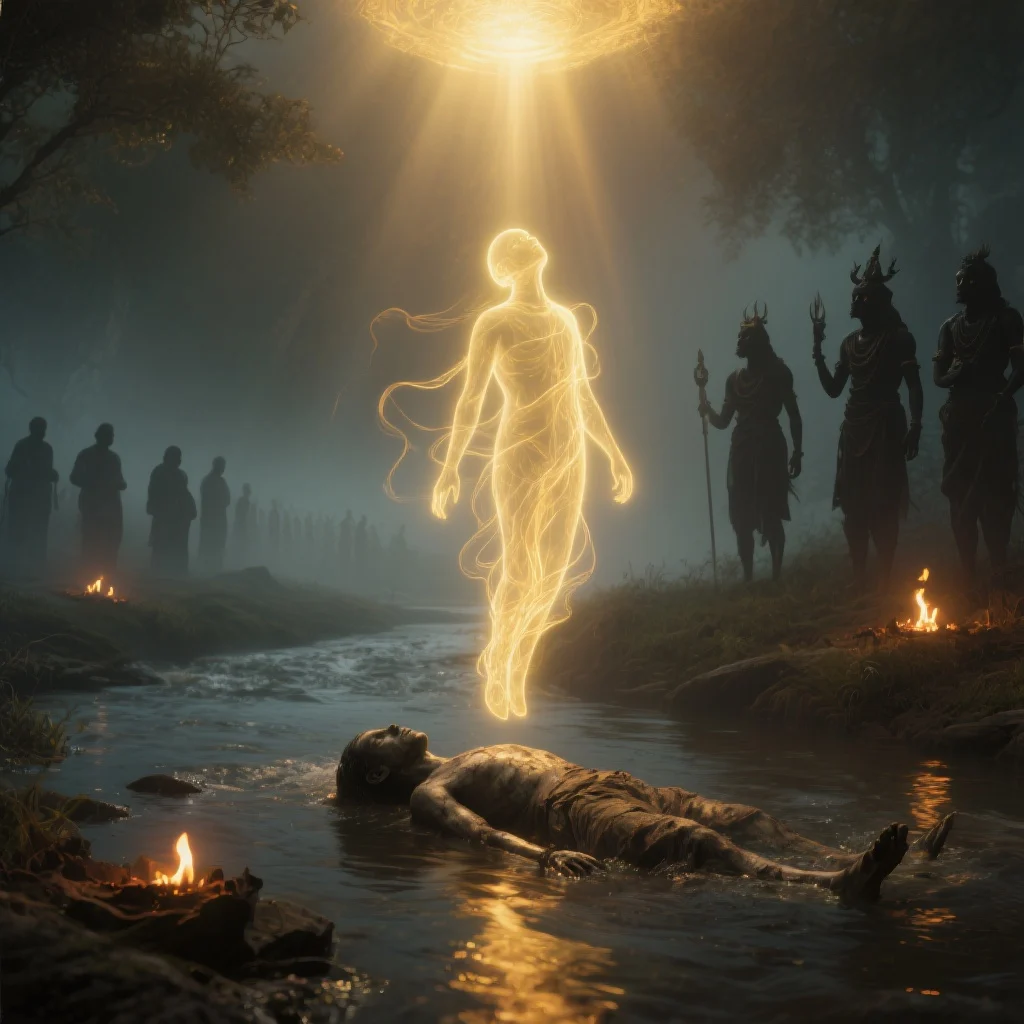 Life after death in Garud Puran — the soul's journey through karma, realms, and rebirth